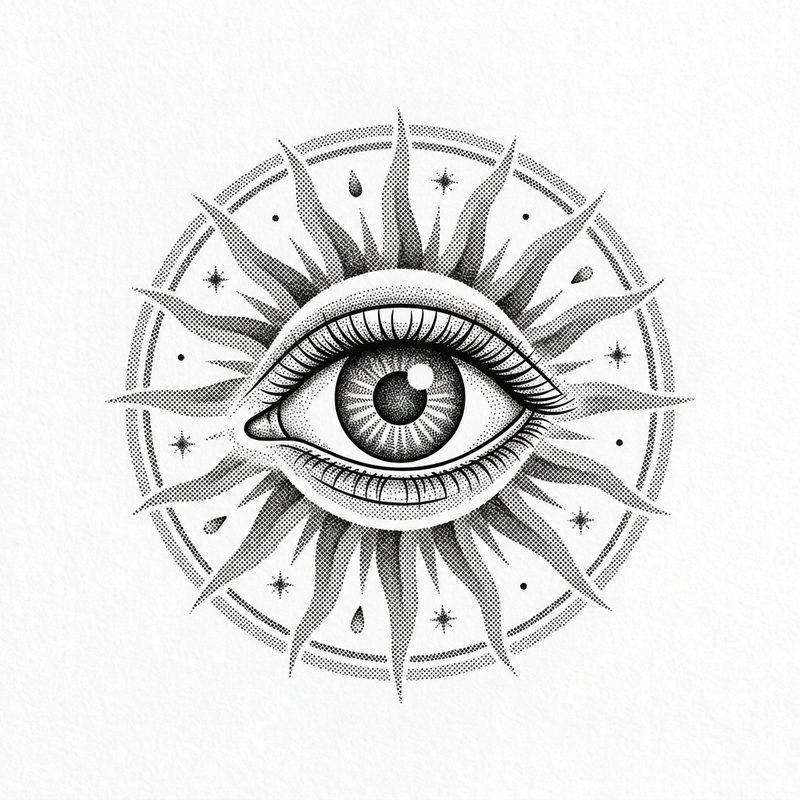 Olho dotwork